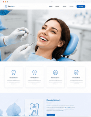 DentaCare template preview