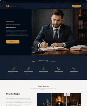 LawFirm template preview